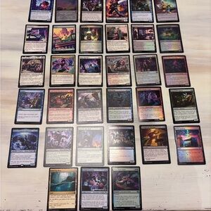 Magic the Gathering Teenage Mutant Ninja Turtle Cards Lot (24 regular 9 FOIL)